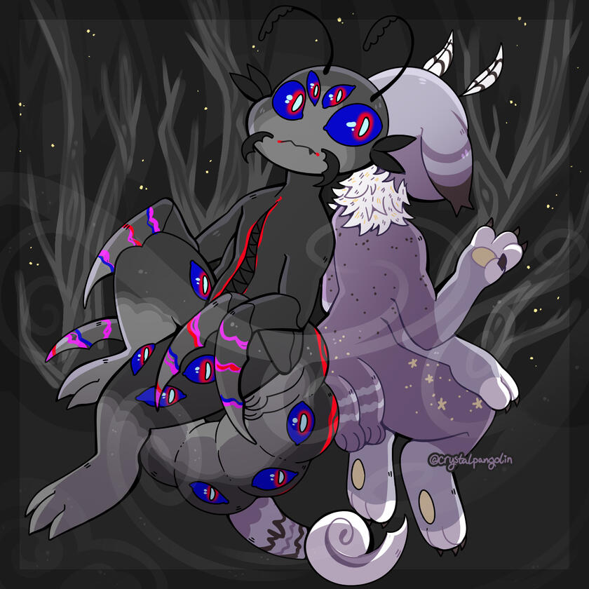 Fane and Magdalena by Crystalpangolin